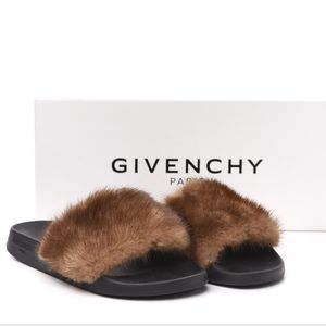Givenchy Mink Rubber Slides